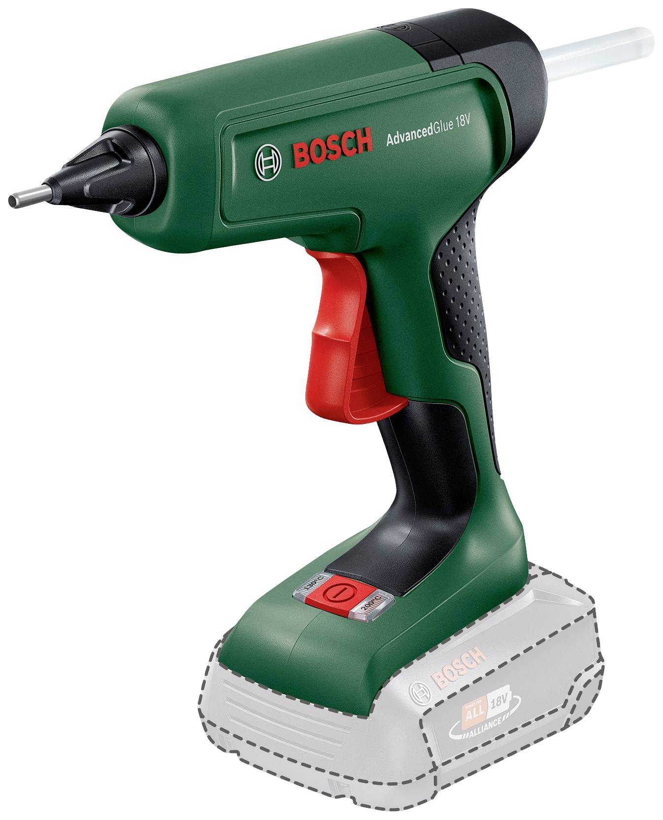 Bosch Home and Garden Akku Heißklebepistole ohne Akku, ohne Ladegerät 11mm 18V 1St.