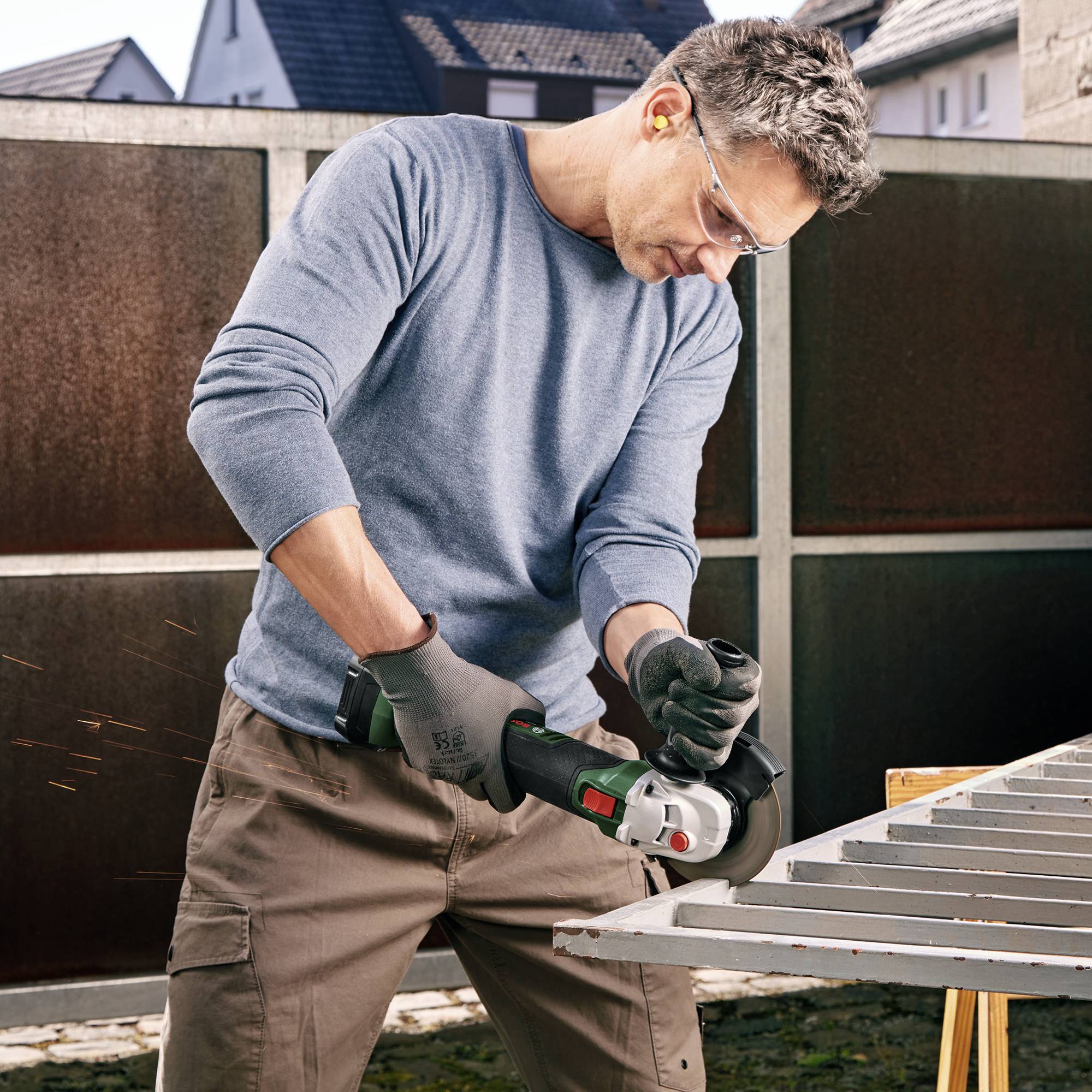 Bosch Home and Garden UniversalGrind 18V-75 06033E5000 Akku-Winkelschleifer 115mm ohne Akku 18V