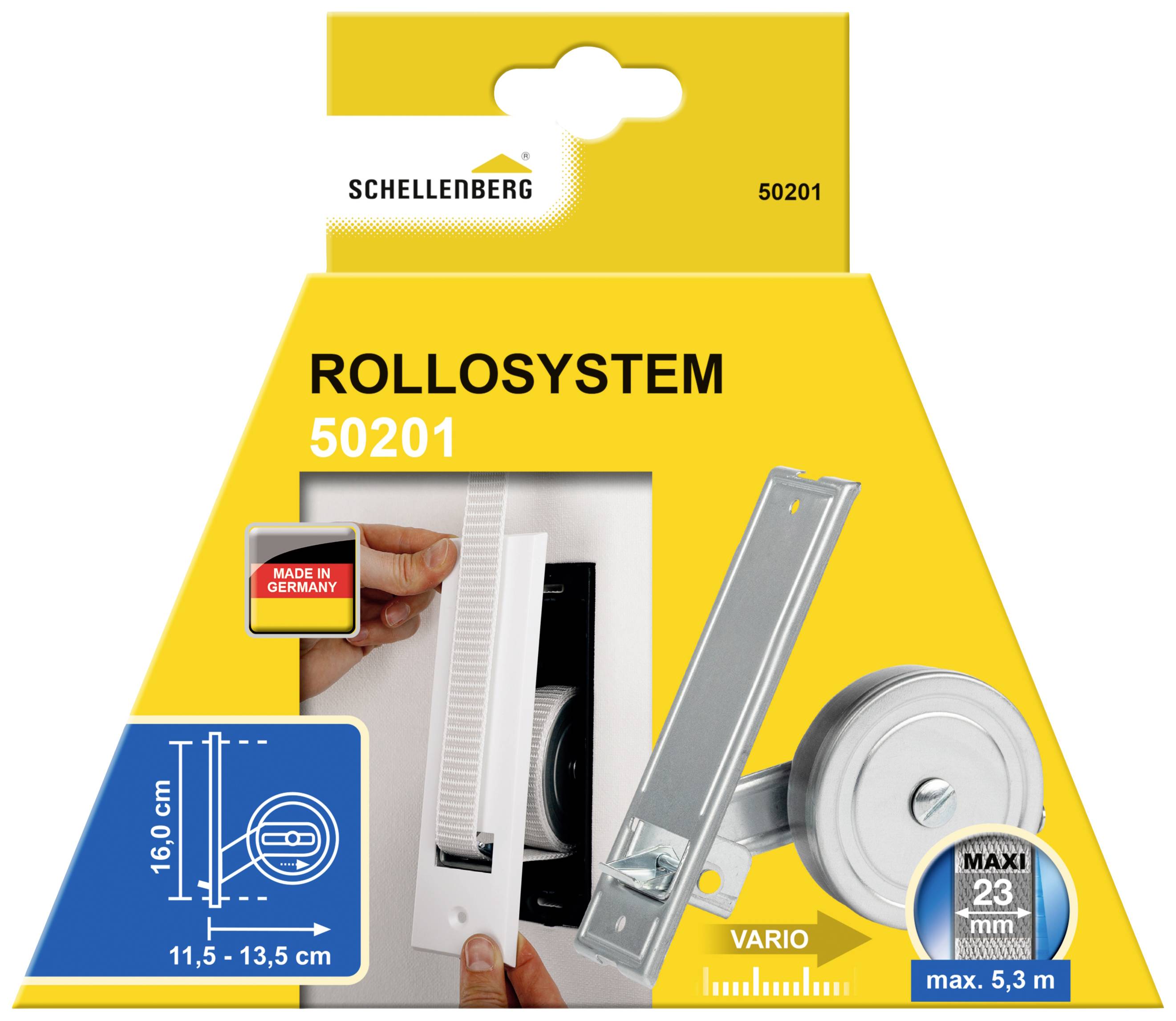 Schellenberg 50201 Einlasswickler Passend für (Rollladensysteme) Schellenberg Maxi