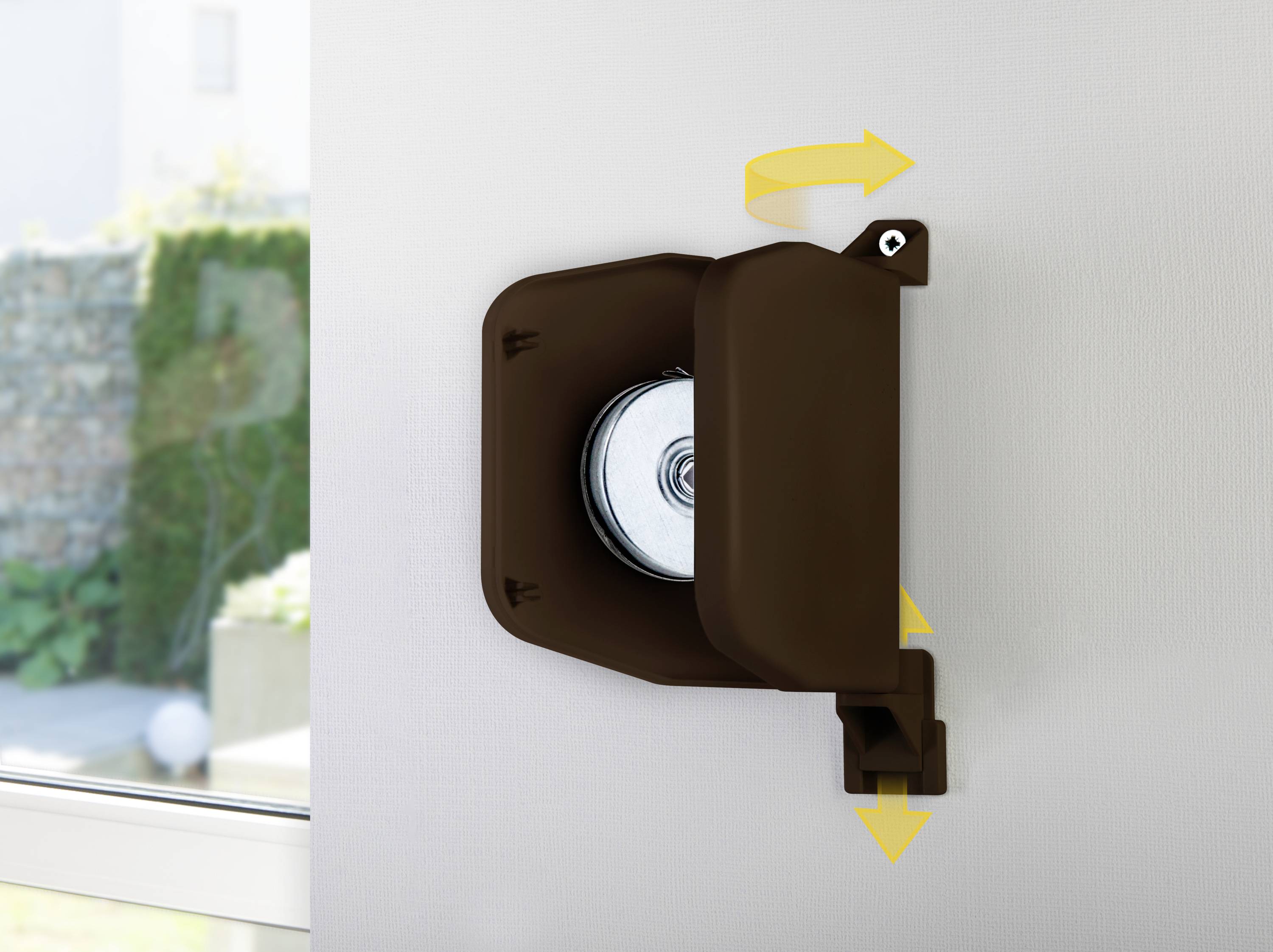 Schellenberg 50141 Gurtwickler Aufputz Passend für (Rollladensysteme) Schellenberg Mini