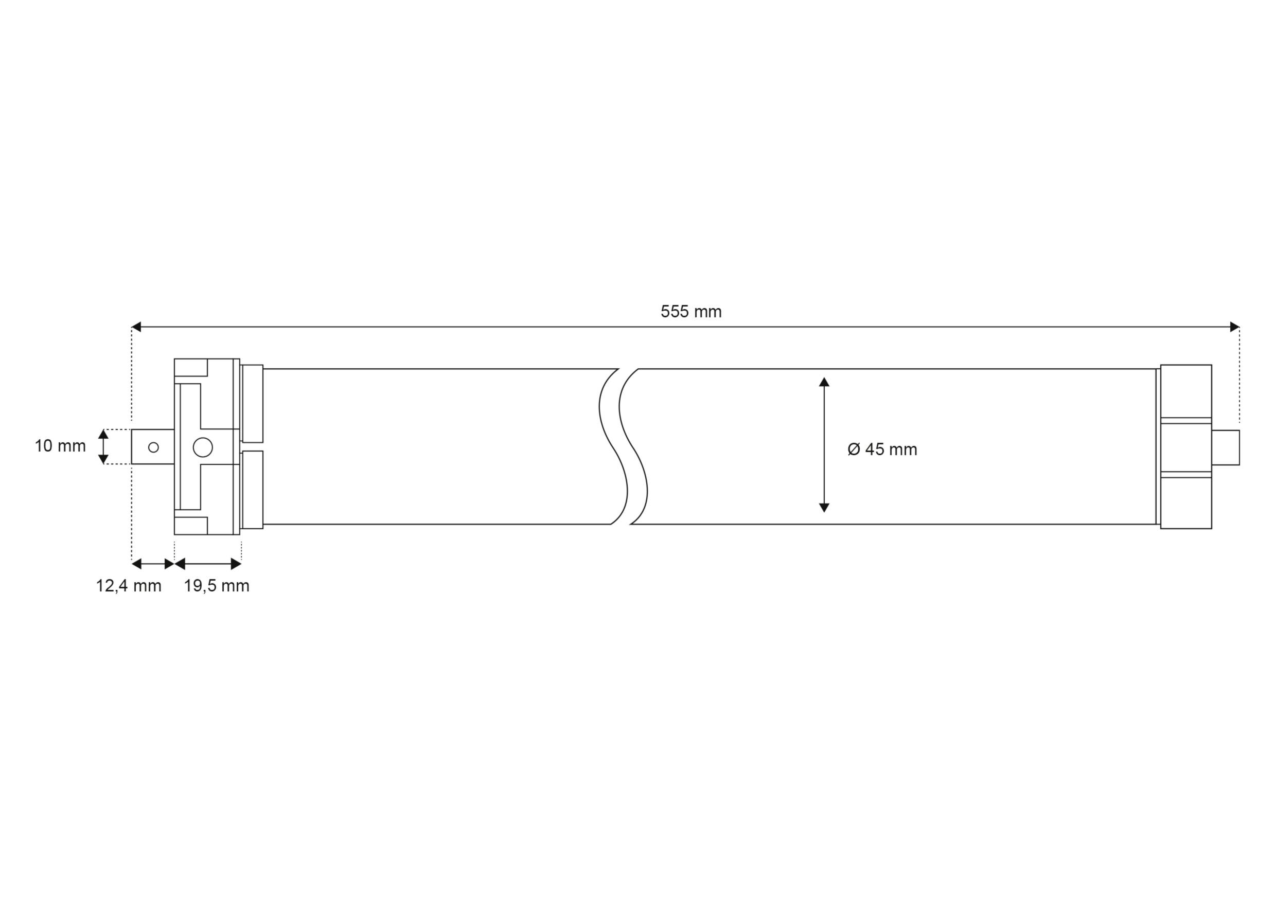 21221 Schellenberg SmartHome Rohrmotor