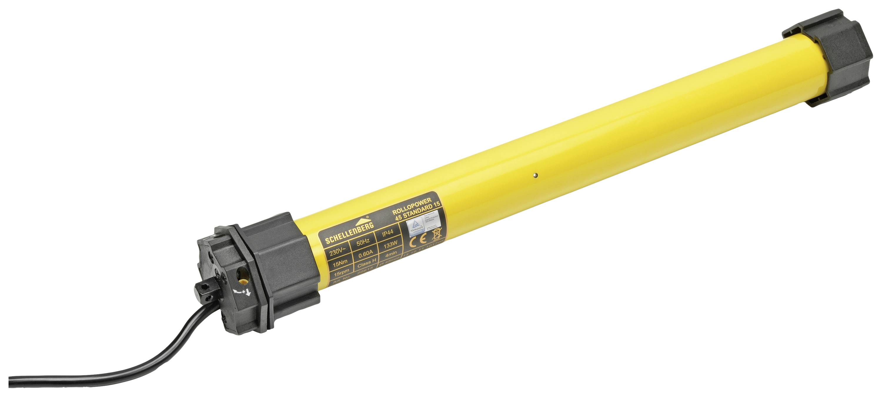 Schellenberg Maxi STANDARD 15Nm 20616 Rohrmotor-Set 60mm 25kg 133W 15 Nm