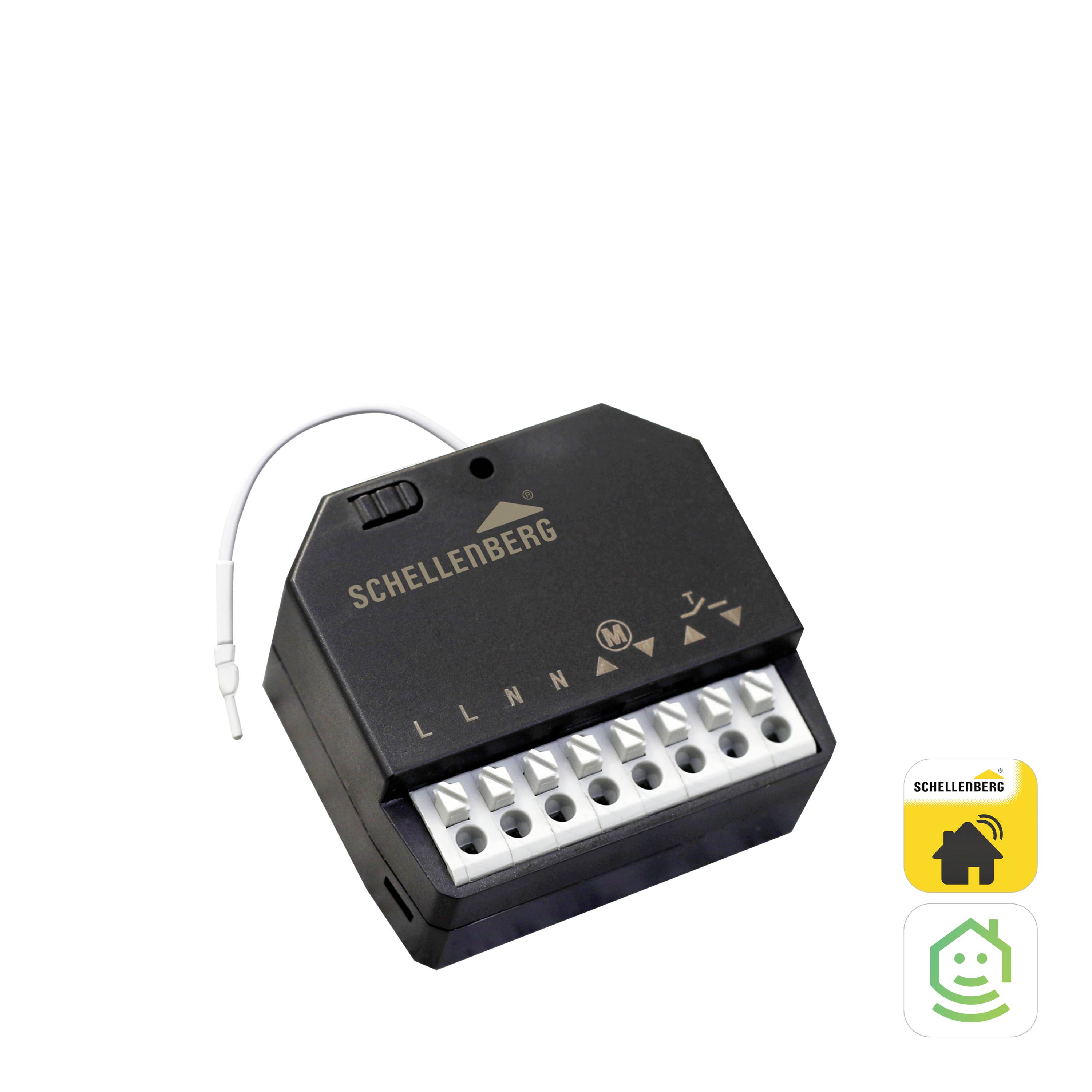 20018 Schellenberg SmartHome Funk-Empfangsmodul Aufputz, Unterputz