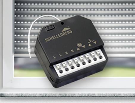 20018 Schellenberg SmartHome Funk-Empfangsmodul Aufputz, Unterputz