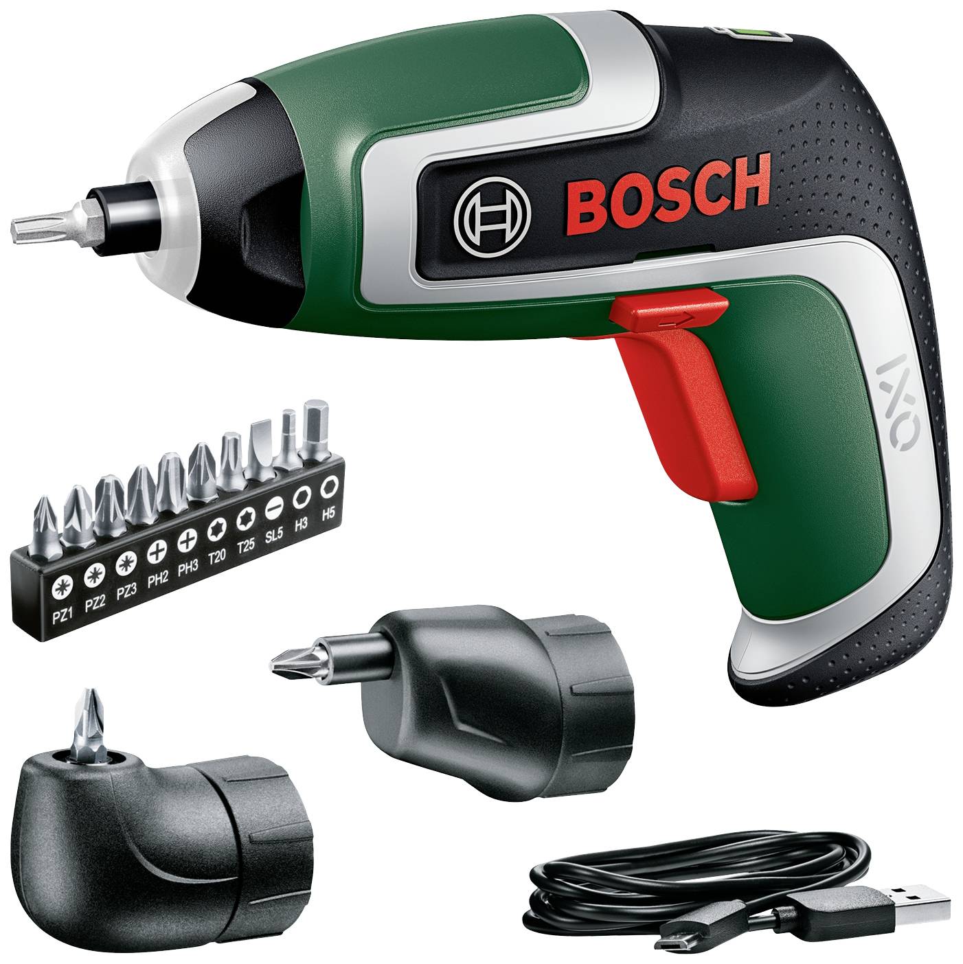 Bosch Home and Garden IXO 7 set 06039E0001 Akku-Schrauber 3.6 V 2.0 Ah Li-Ion inkl. Akku, inkl. Koffer