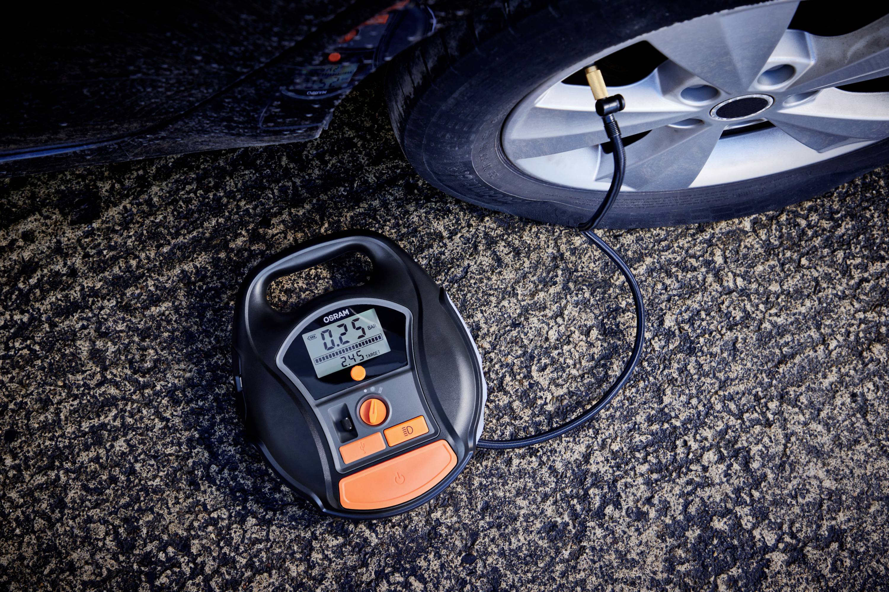 Osram Automotive OTIR6000 Kompressor TYREinflate 6000 5.5 bar Automatische Abschaltung, Digitales D