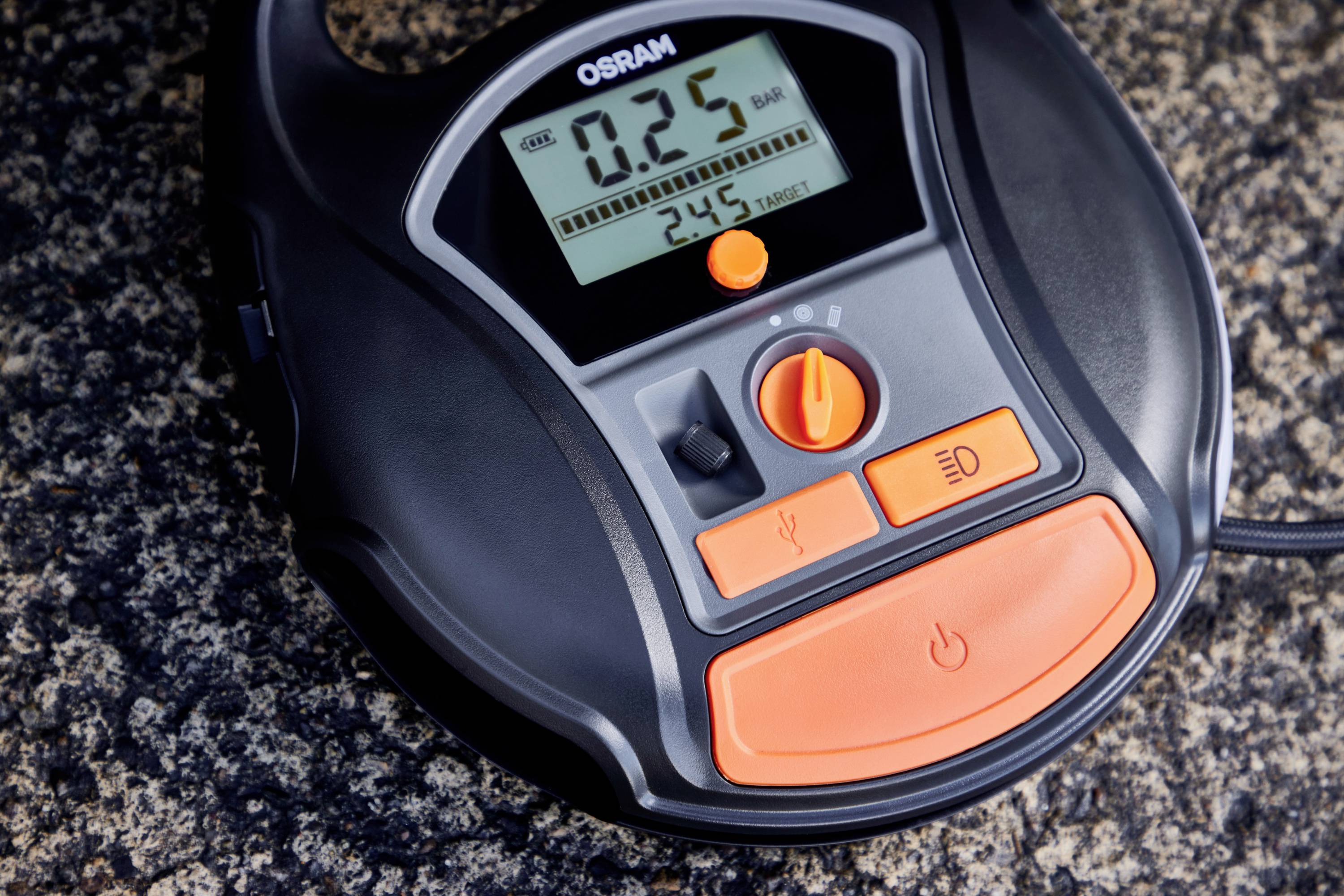 Osram Automotive OTIR6000 Kompressor TYREinflate 6000 5.5 bar Automatische Abschaltung, Digitales D