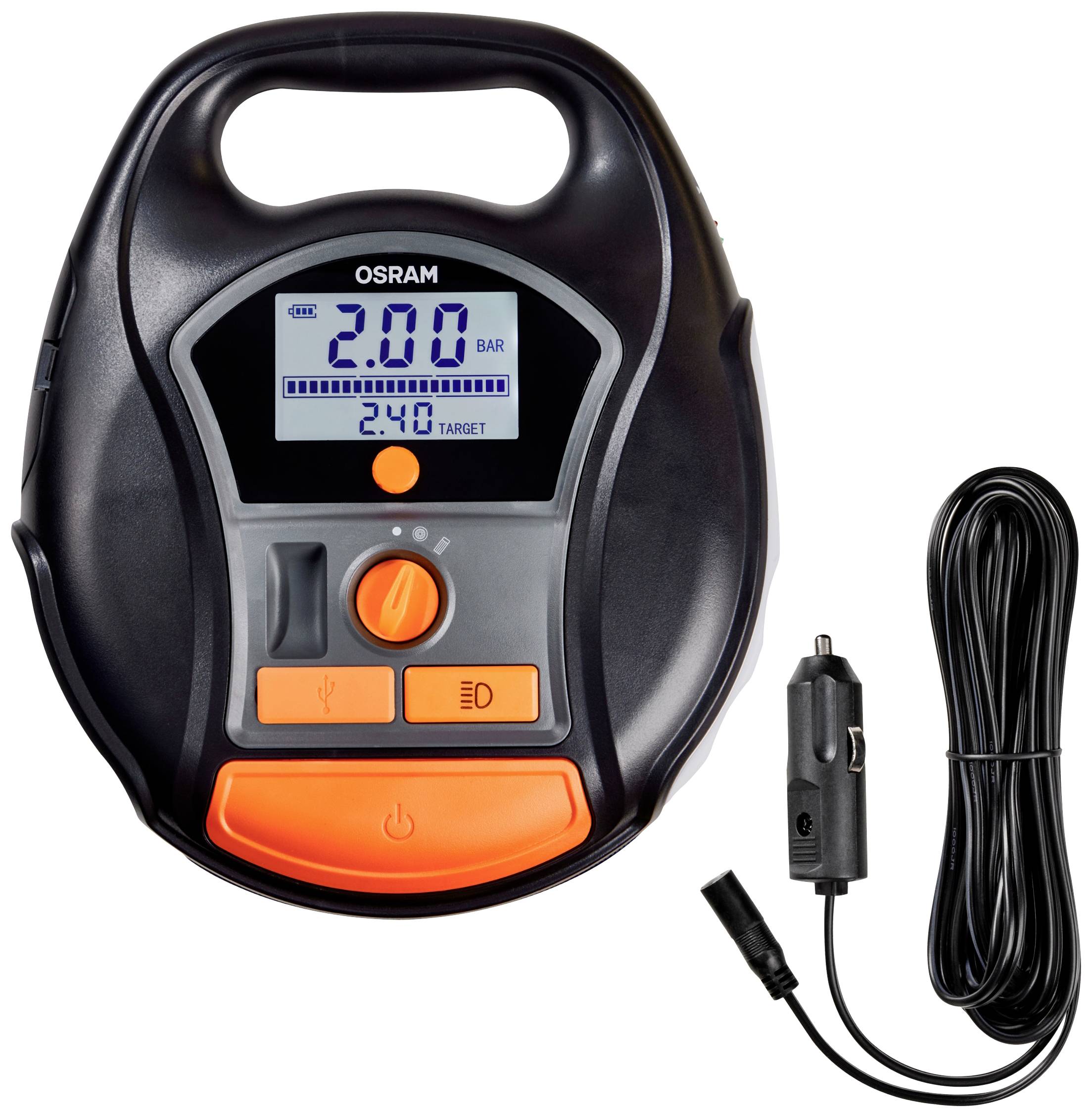 Osram Automotive OTIR6000 Kompressor TYREinflate 6000 5.5 bar Automatische Abschaltung, Digitales D