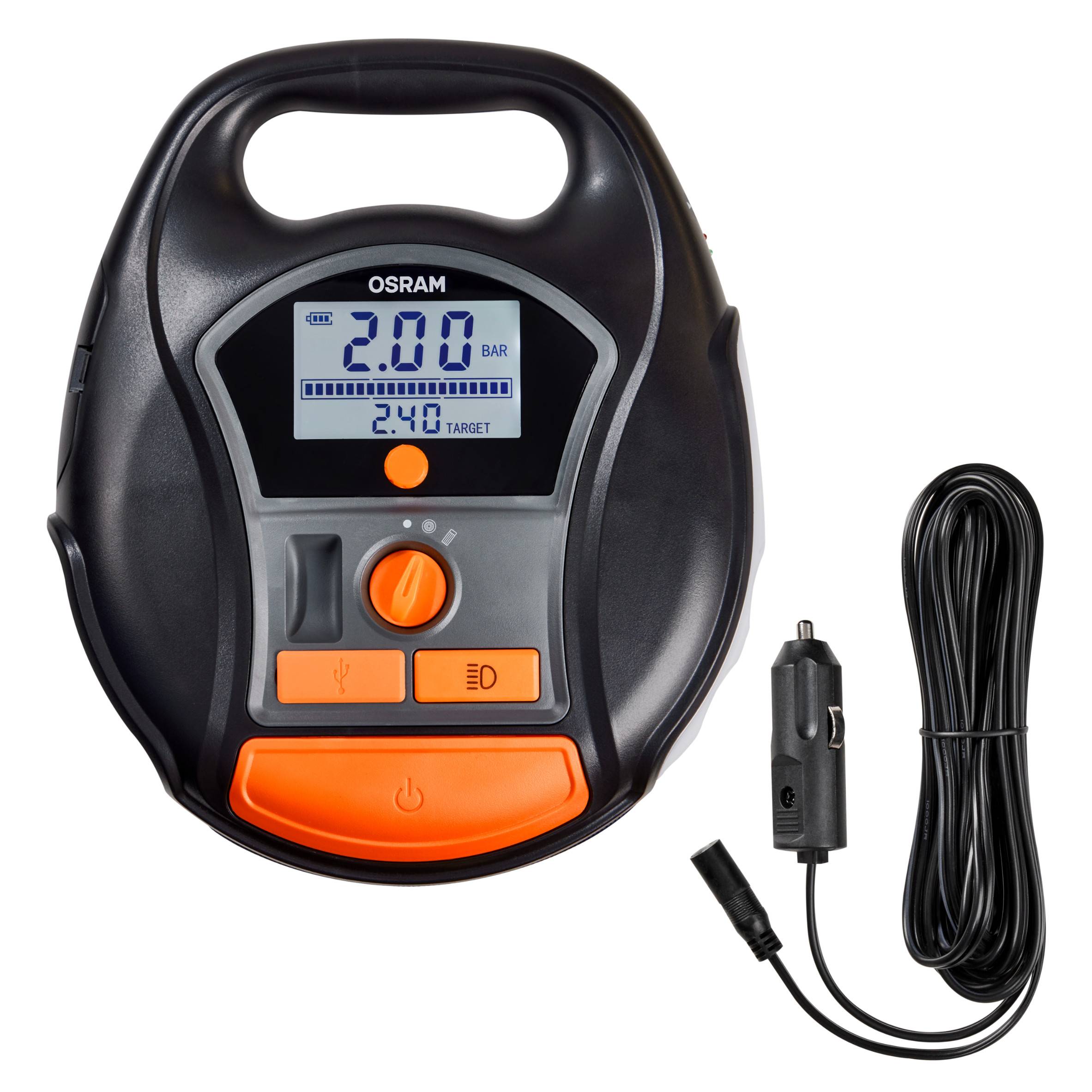 Osram Automotive OTIR6000 Kompressor TYREinflate 6000 5.5 bar Automatische Abschaltung, Digitales D