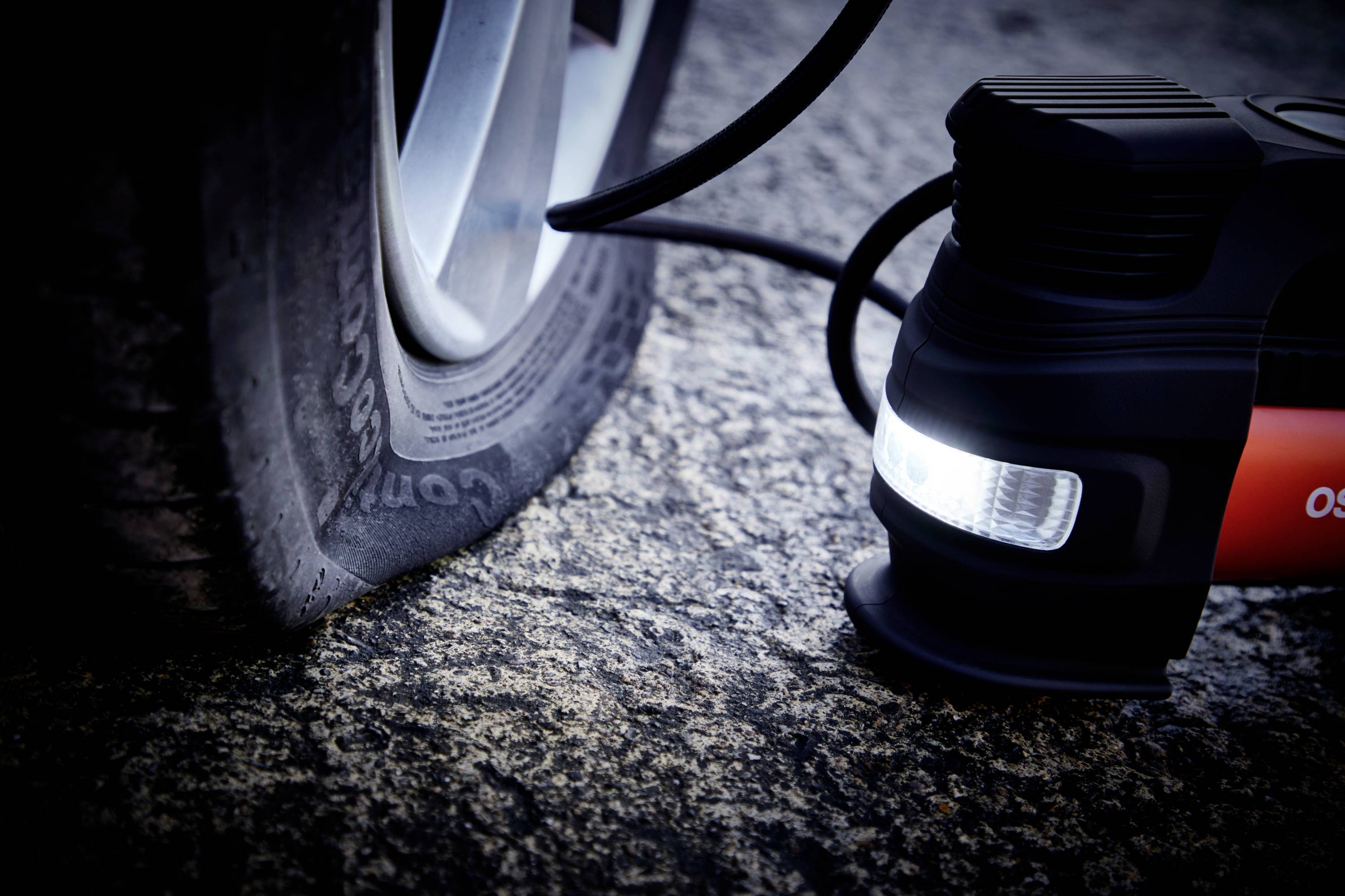 Osram Automotive OTI830 Kompressor TYREinflate 830 5.5 bar Automatische Abschaltung, Digitales Disp