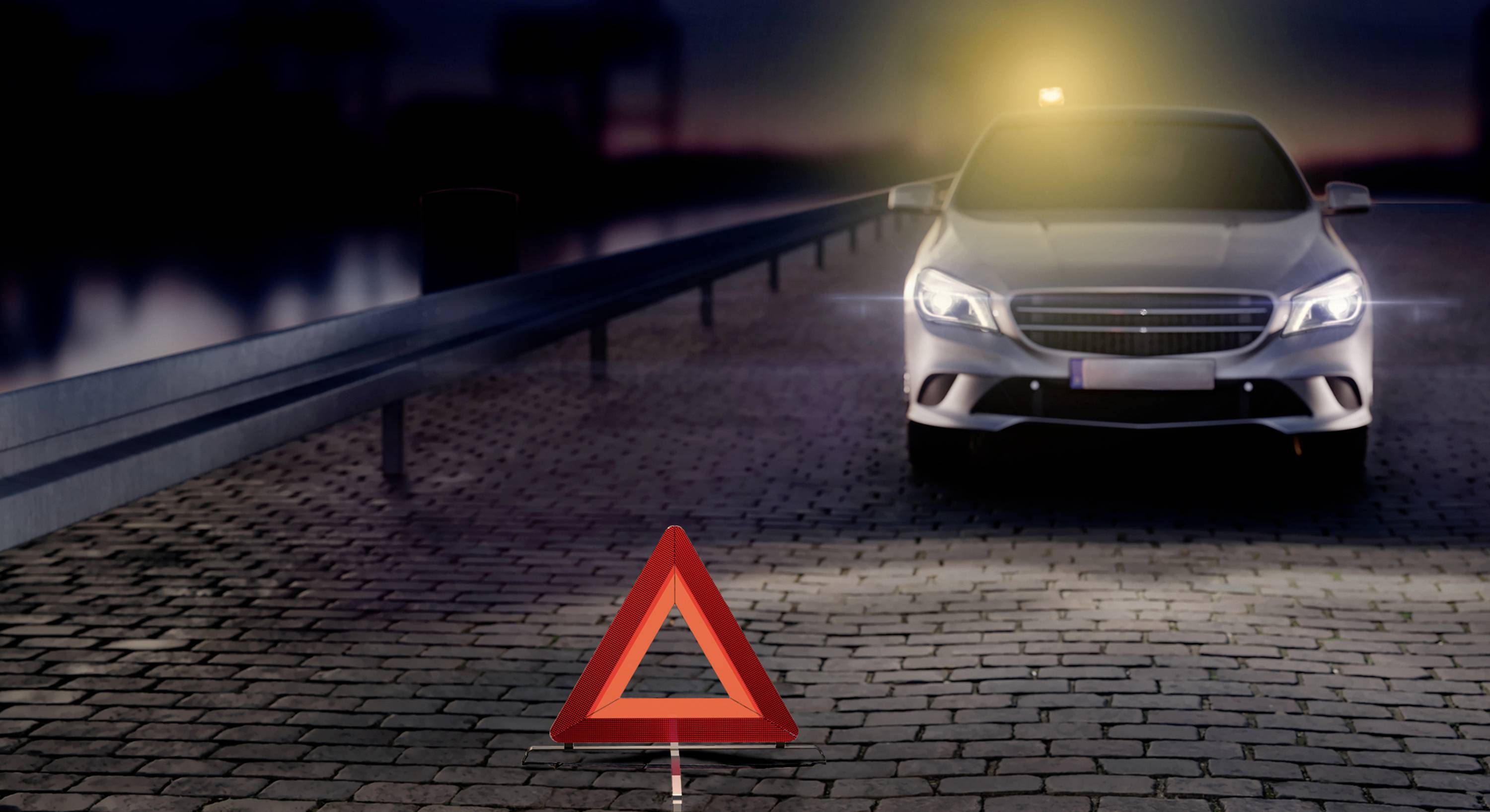 Osram Automotive LEDSL104 ROAD FLARE Signal TA20 Warnblinkleuchte LED-Leuchte, Magnethalter Pkw, Lkw, Quad, SUV, ATV, Wohnmobile