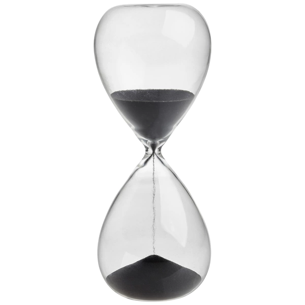 TFA Dostmann Sanduhr Transparent, Anthrazit analog TFA Dostmann Sanduhr Transparent, Anthrazit analog