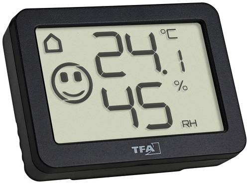 TFA Dostmann Thermo-/Hygrometer Schwarz