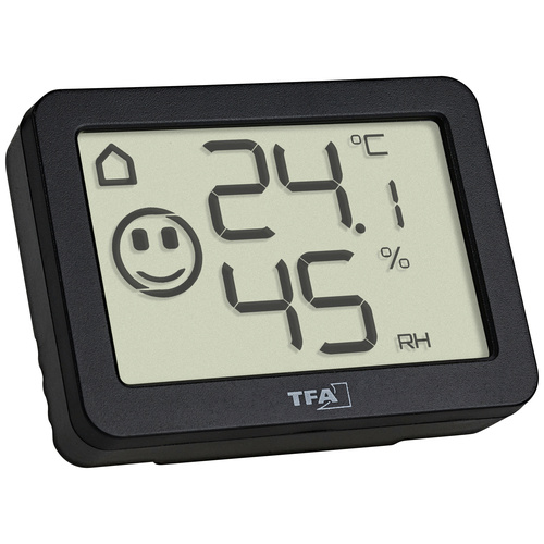 TFA Dostmann Thermo-/Hygrometer Schwarz