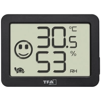 TFA Dostmann Thermo-/Hygrometer Schwarz 30.5055.01 TFA Dostmann Thermo-/Hygrometer Schwarz 30.5055.01