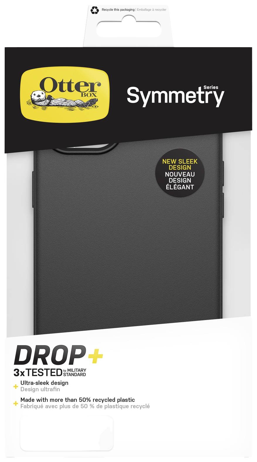 Otterbox Symmetry Backcover Apple iPhone 14 Plus Schwarz MagSafe kompatibel, Stoßfest 77-88465