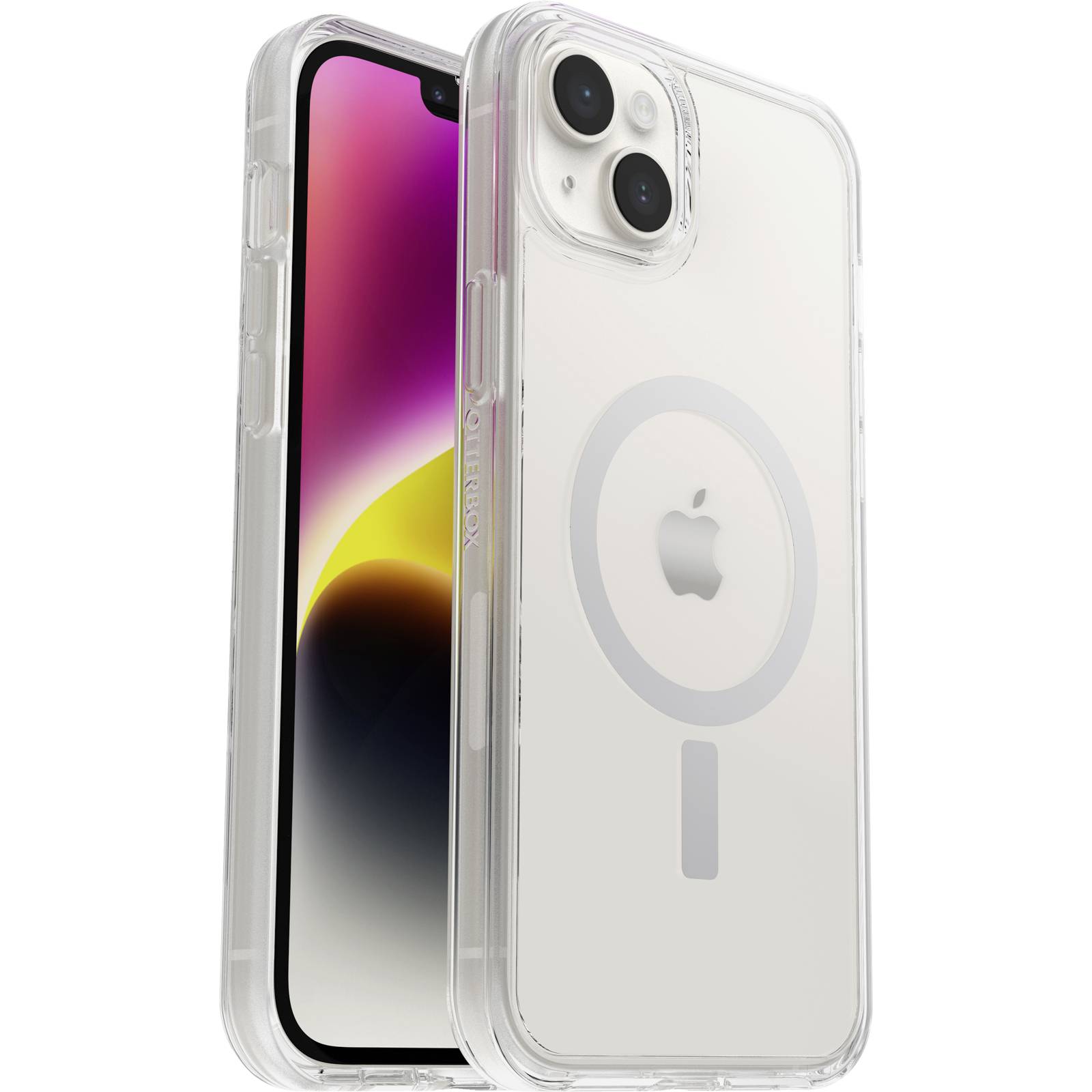 Otterbox Symmetry Plus Backcover Apple iPhone 14 Plus Transparent MagSafe kompatibel, Stoßfest 77-89174