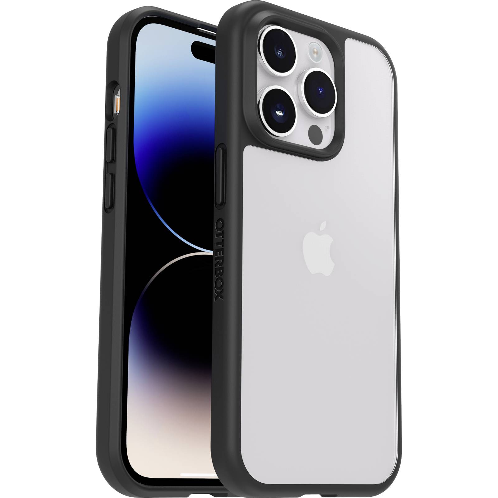 Otterbox React (Pro Pack) Backcover Apple iPhone 14 Pro Transparent, Schwarz Stoßfest 77-88891
