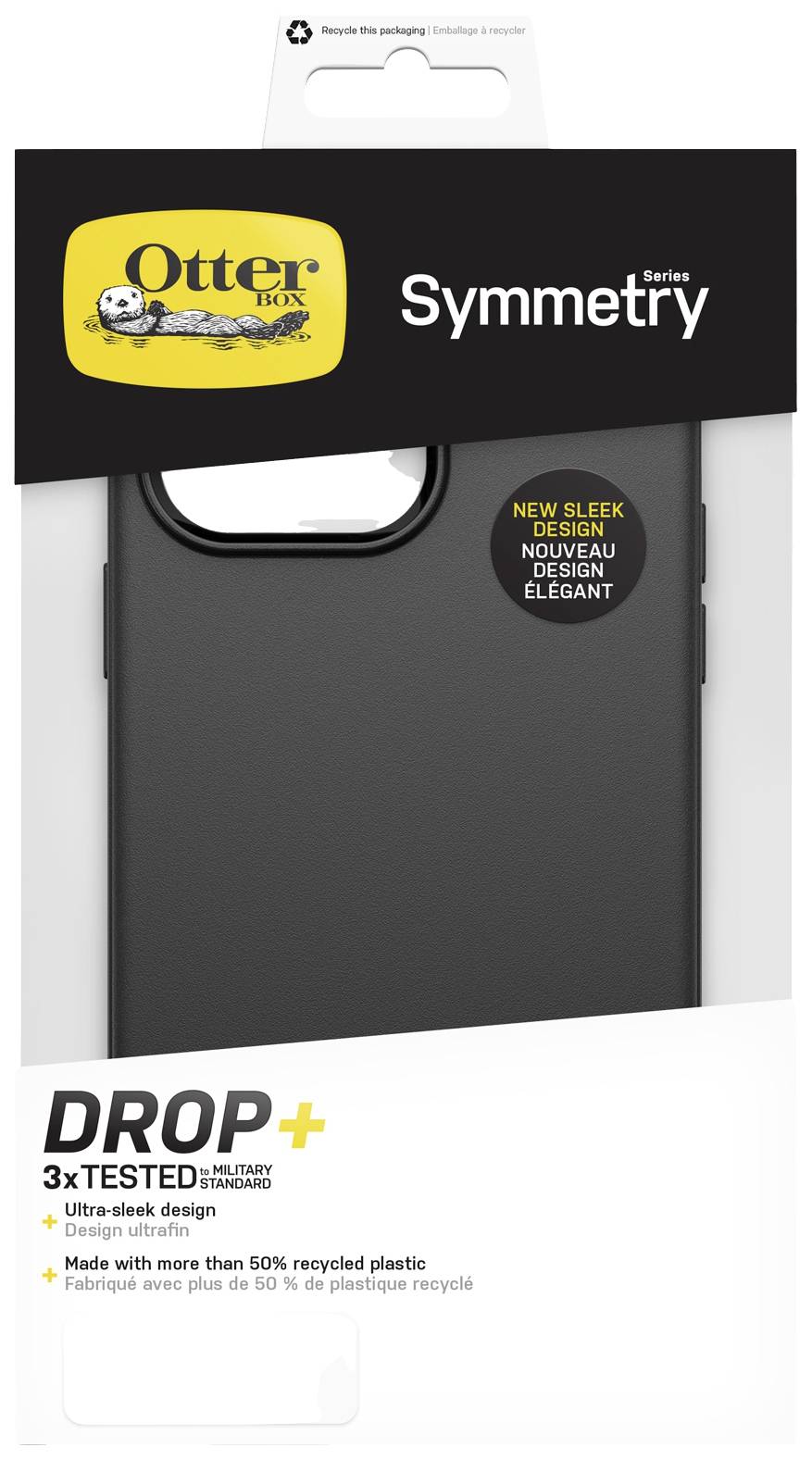 Otterbox Symmetry Backcover Apple iPhone 14 Pro Max Schwarz MagSafe kompatibel, Stoßfest 77-88525