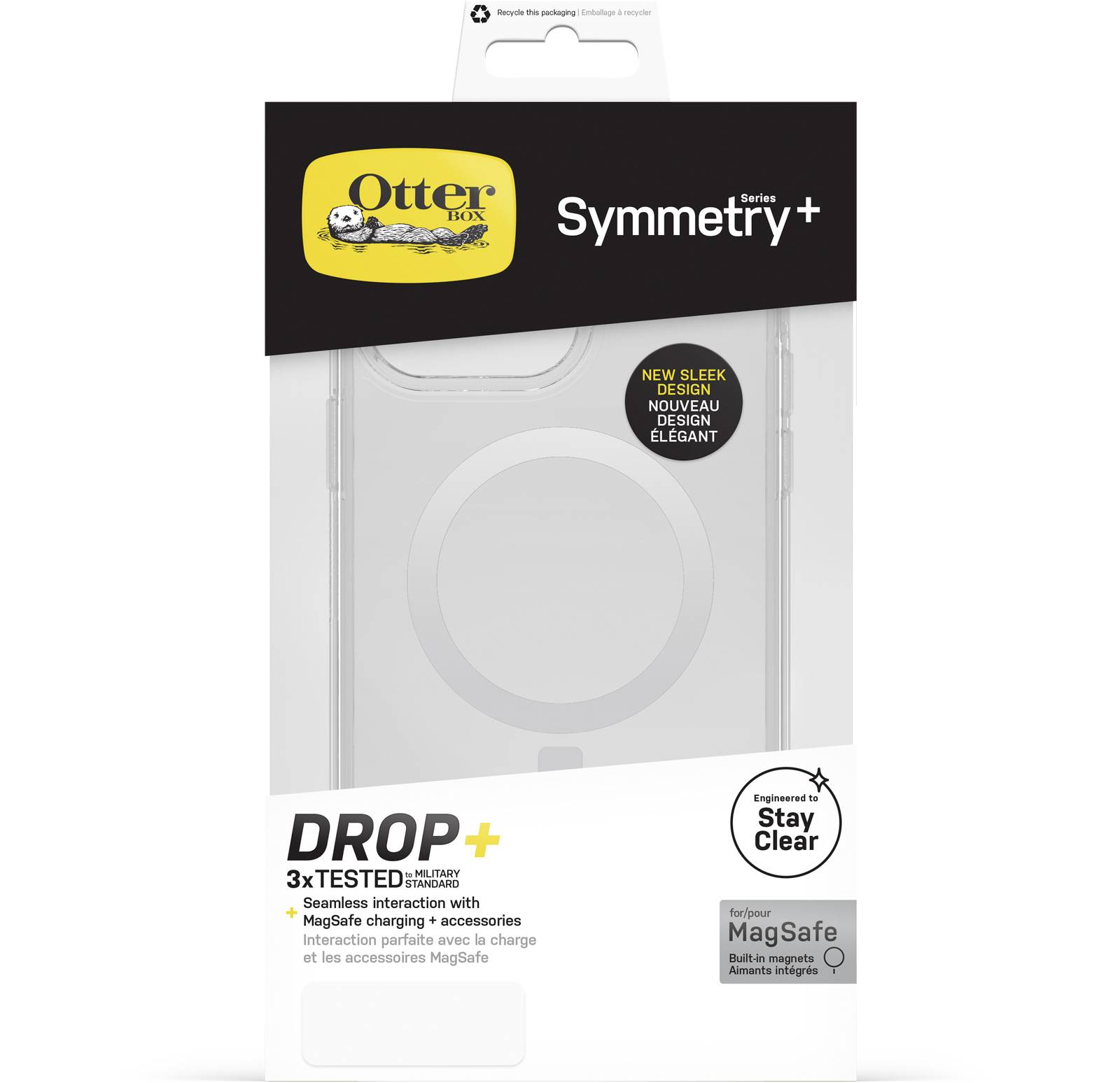 Otterbox Symmetry Plus Backcover Apple iPhone 14 Pro Max Transparent MagSafe kompatibel, Stoßfest 77-89267