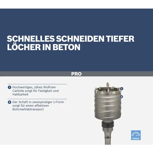 Bosch Accessories F00Y145190 Bohrkrone 1 Stück 50 mm 1 St. Bosch Accessories F00Y145190 Bohrkrone 1 Stück 50 mm 1 St.