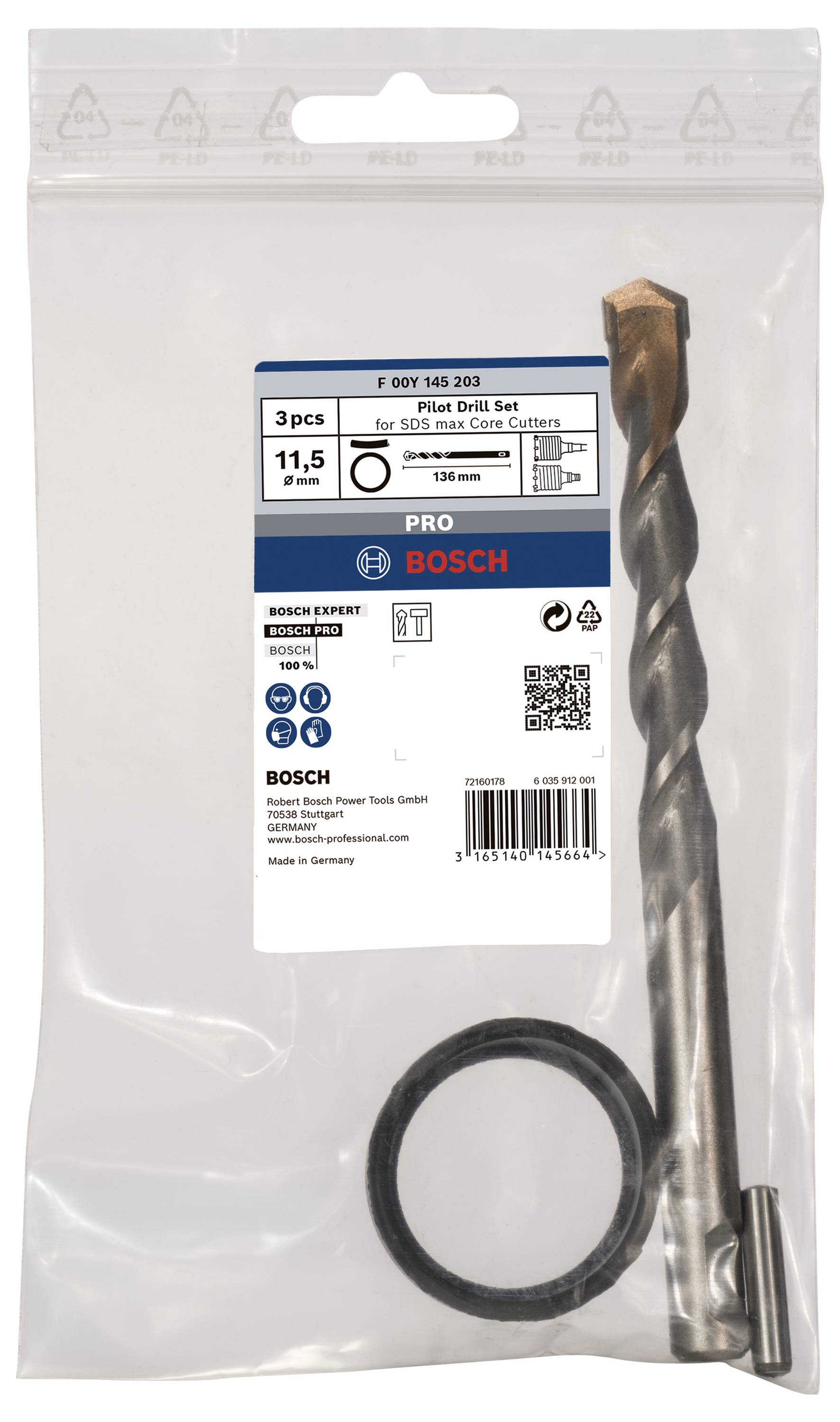 Bosch Accessories F00Y145203 Bohrkrone 11.50 mm 1 St.