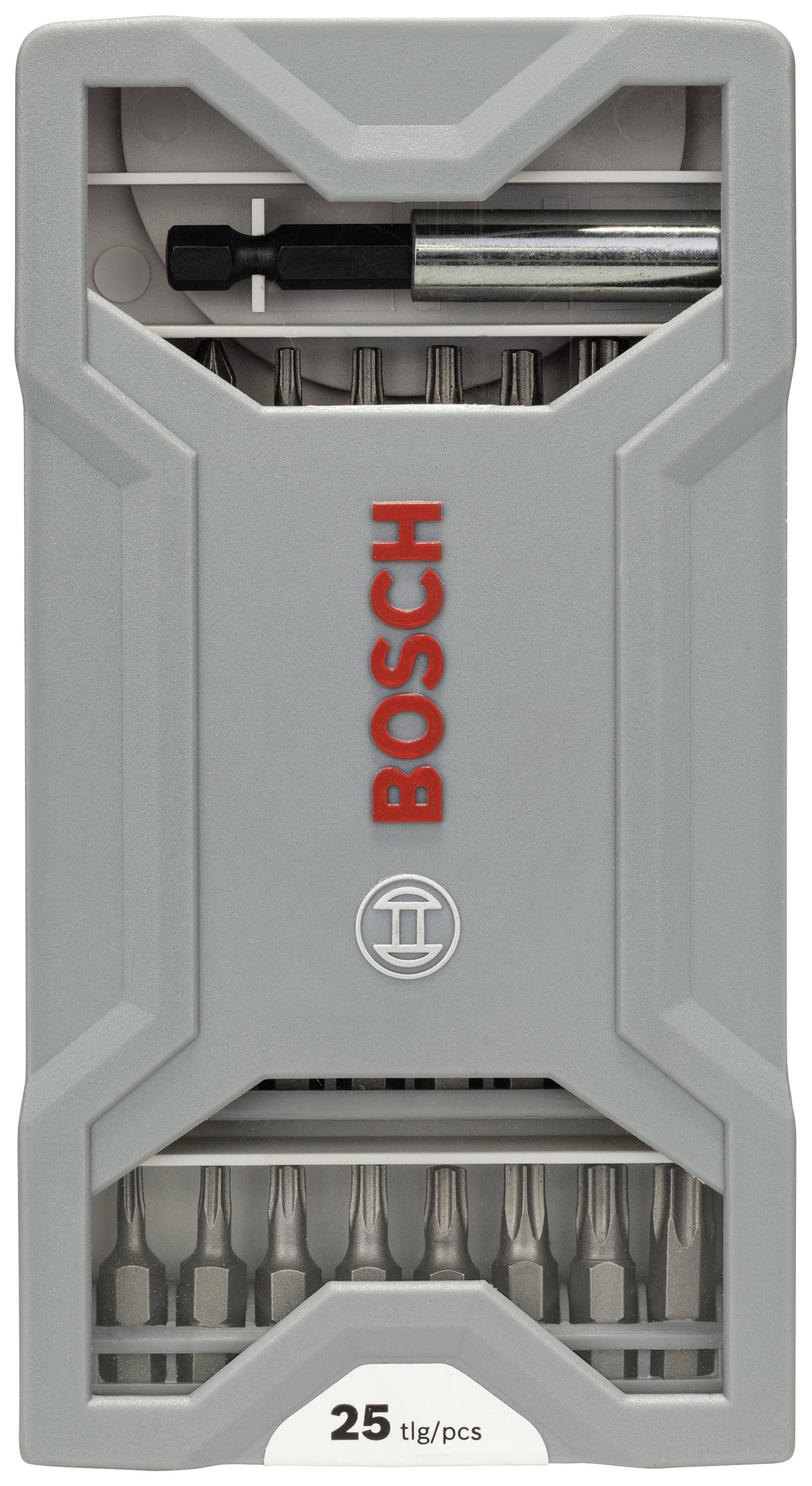 Bosch Accessories X-Pro 2607017037 Bit-Set 25teilig Kreuzschlitz Phillips, Kreuzschlitz Pozidriv, T-Profil