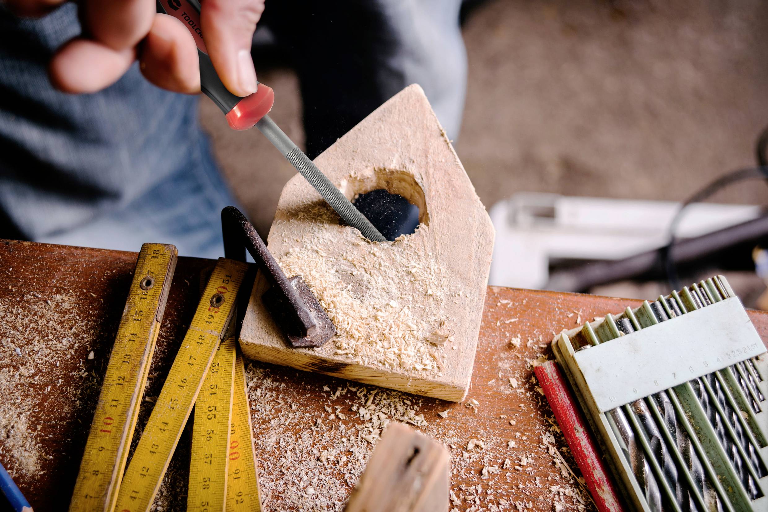 TOOLCRAFT TO-7873782 6-tlg. Stahlfeilen-Set Länge 370mm 1 Set