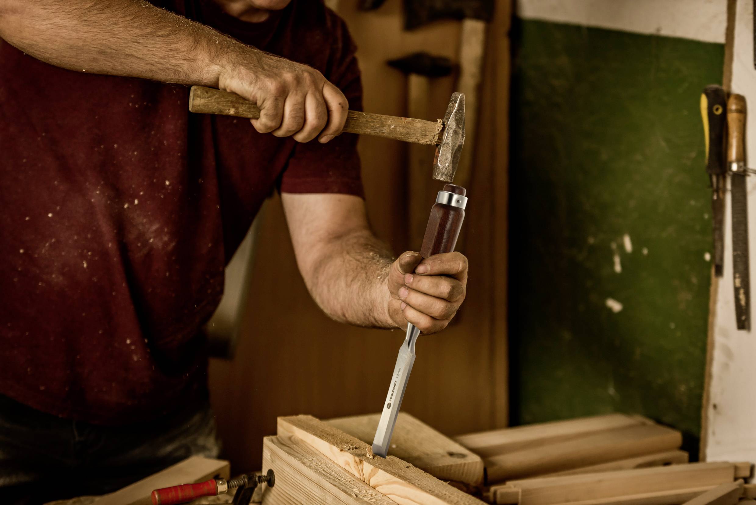 TOOLCRAFT TO-7873785 Holzmeißel, 6-tlg. Set