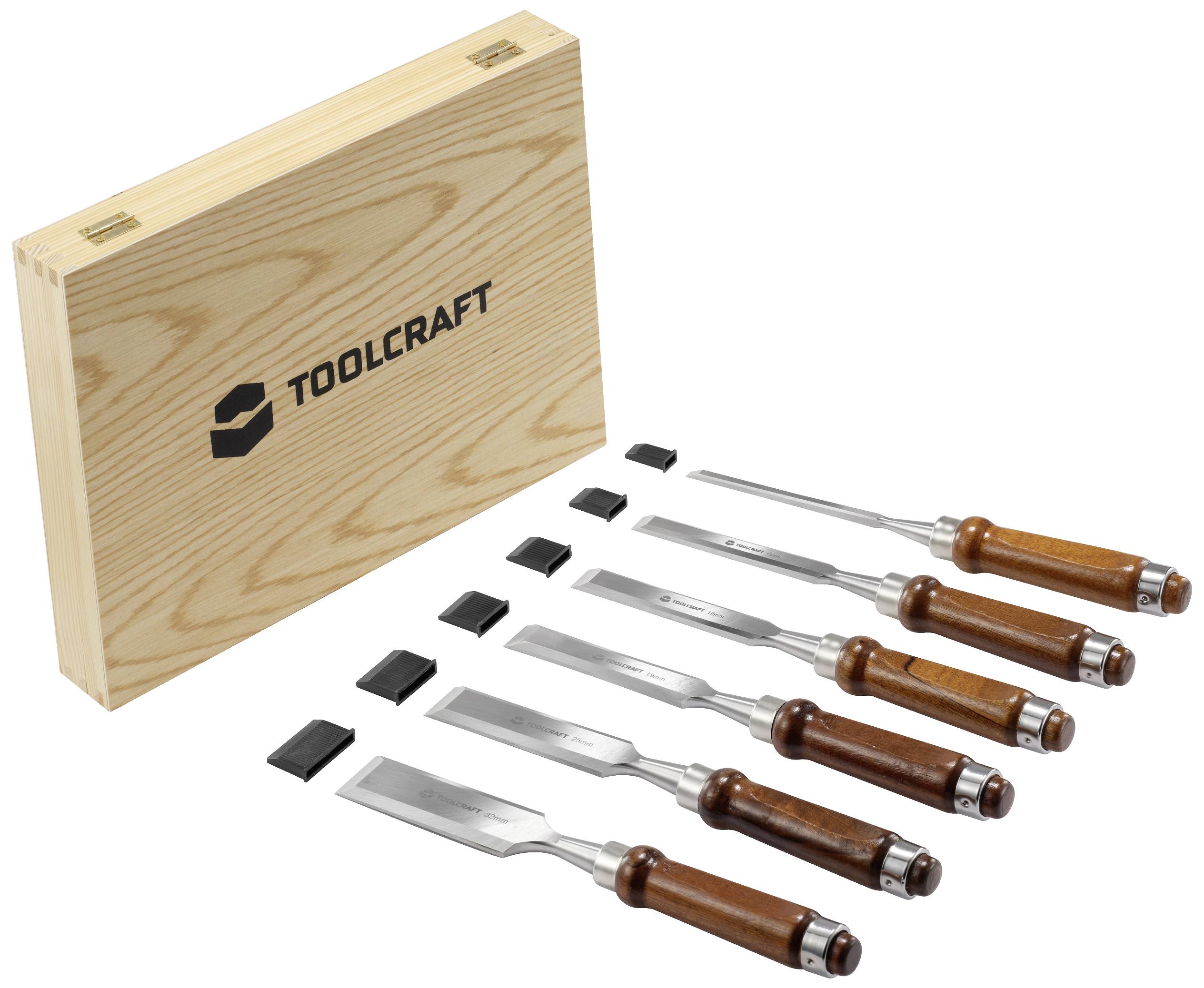 TOOLCRAFT TO-7873785 Holzmeißel, 6-tlg. Set