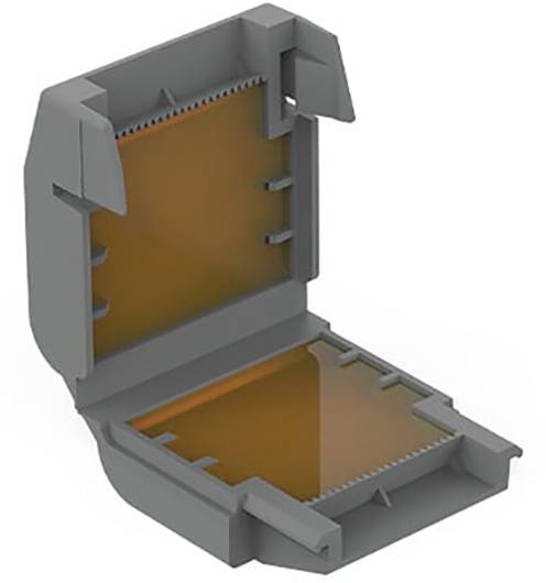 WAGO 207-1431 Gelbox für Verbindungsklemmen flexibel: - starr: - 1 St. Grau