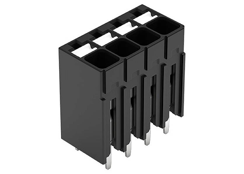 WAGO 2086-1104 Printklemme 1.50mm² Polzahl 4 Schwarz