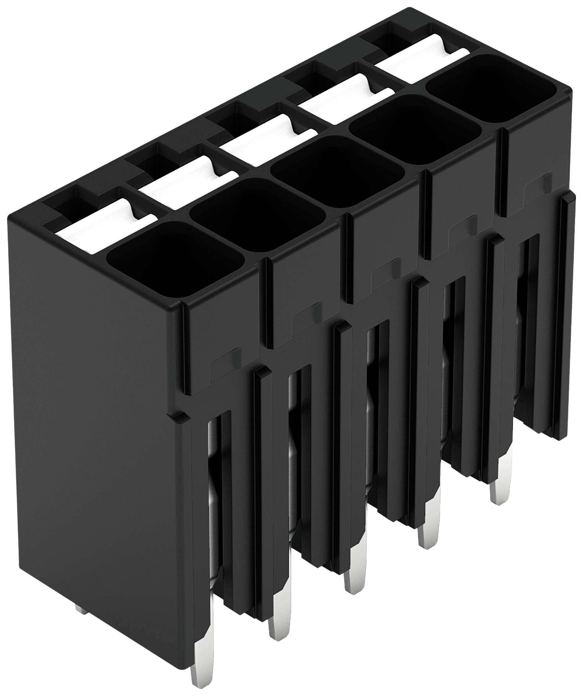 WAGO 2086-1105/300-000 Printklemme 1.50mm² Polzahl 5 Schwarz 180St.