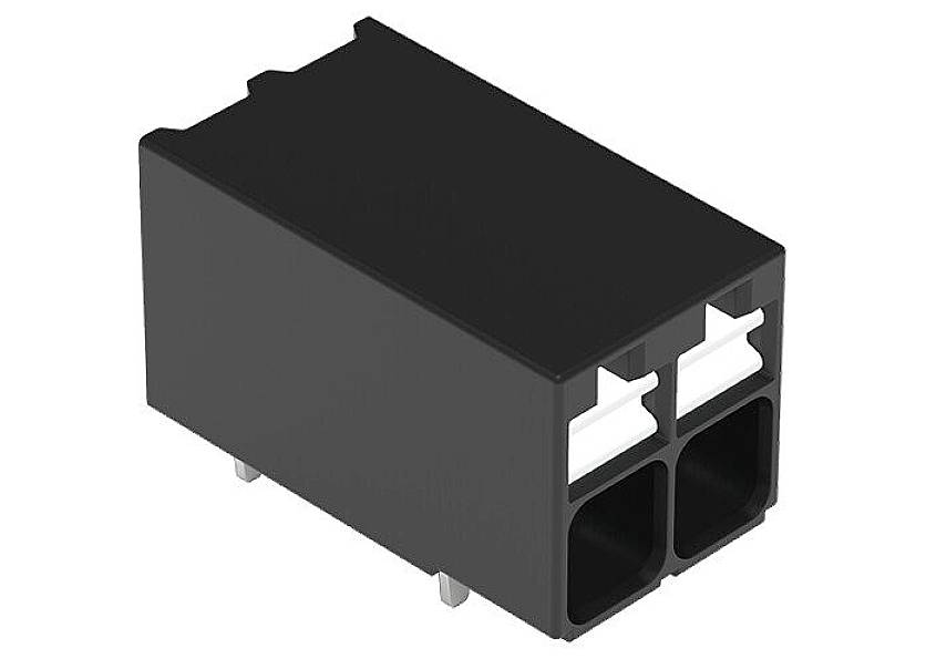 WAGO 2086-1202/300-000 Printklemme 1.50 mm² Polzahl 2 Schwarz