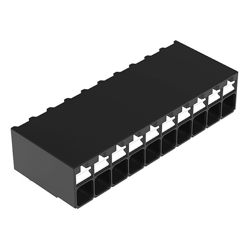 WAGO 2086-1230 Borne pour circuits imprimés 1.50 mm² Nombre de pôles (num) 10 noir