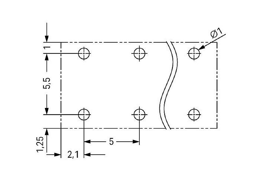 WAGO 2086-3107/300-000 Printklemme 1.50mm² Polzahl 7 Schwarz 96St.