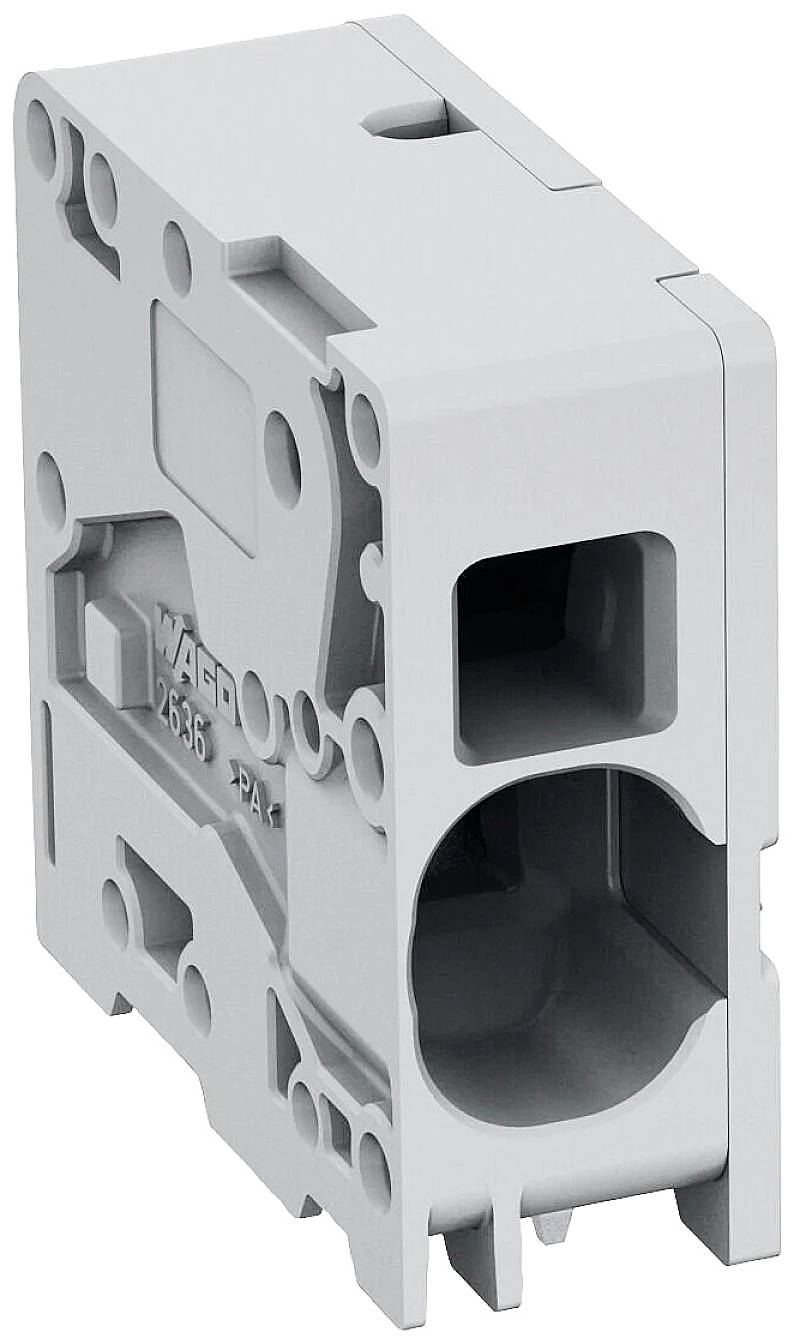WAGO 2636-1101/000-004 Printklemme 25mm² Polzahl 1 Schwarz 100St.