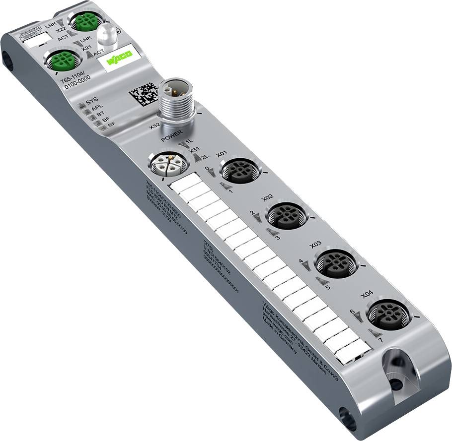 WAGO 765-1104/100-000 Sensor/Aktorbox passiv M12-Verteiler mit Metallgewinde 1 St.