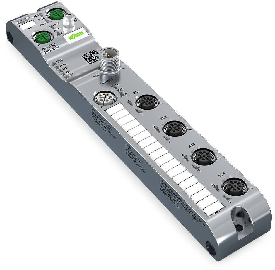 WAGO 765-1104/100-000 Sensor/Aktorbox passiv M12-Verteiler mit Metallgewinde 1St.