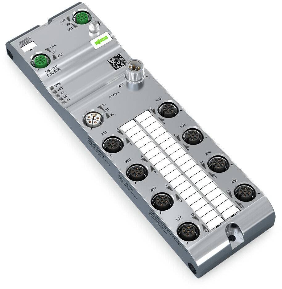 WAGO 765-1201/100-000 Sensor/Aktorbox passiv M12-Verteiler mit Metallgewinde 1 St.