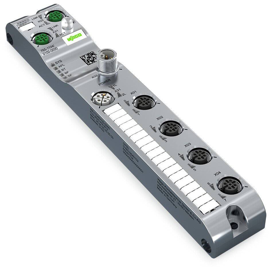WAGO 765-1504/100-000 Sensor/Aktorbox passiv M12-Verteiler mit Metallgewinde 1 St.