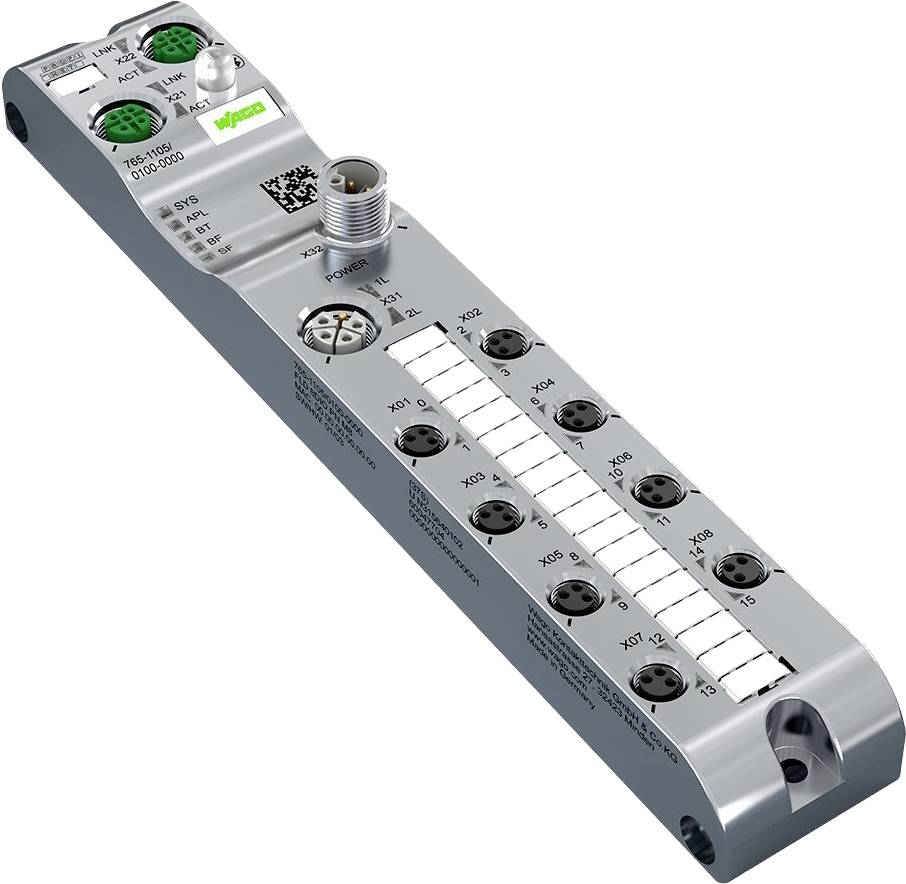 WAGO 765-1505/100-000 Sensor/Aktorbox passiv M8-Verteiler mit Metallgewinde 1St.