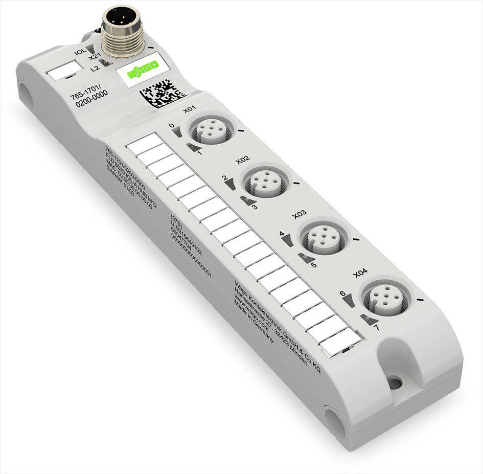 WAGO 765-1701/200-000 Sensor/Aktorbox passiv M12-Verteiler mit Metallgewinde 1 St.