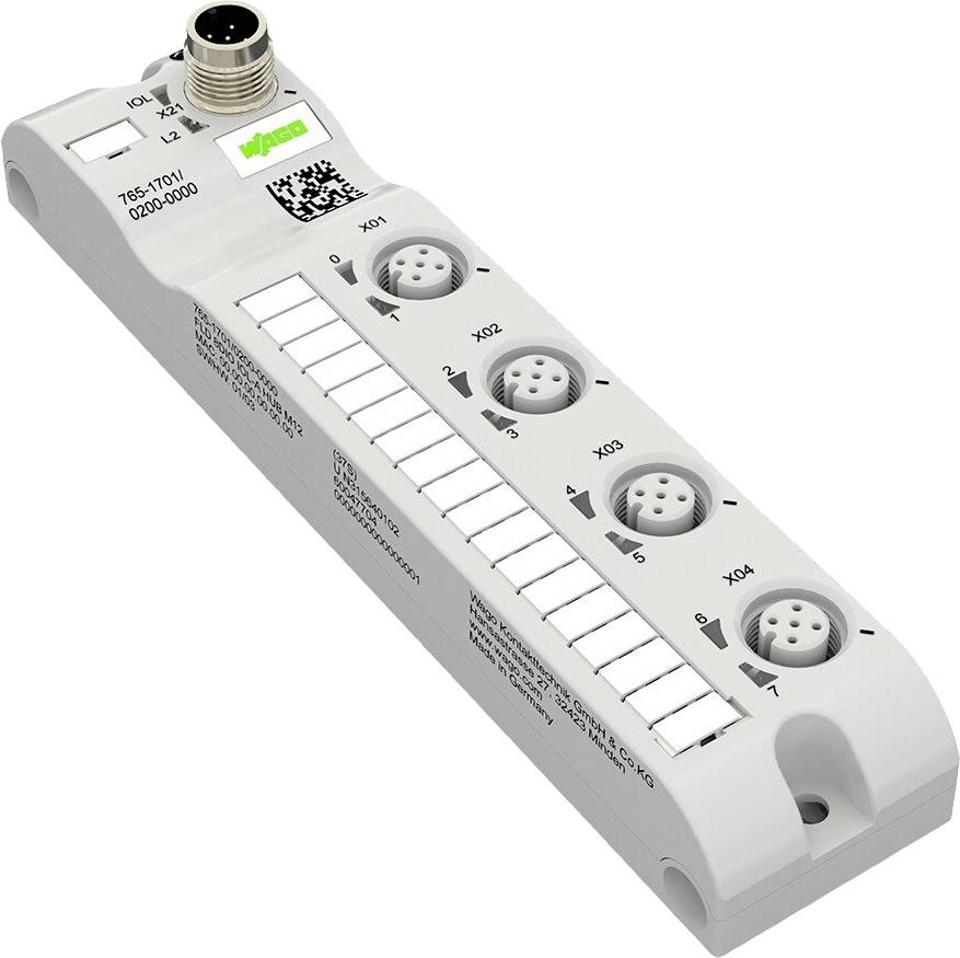 WAGO 765-1701/200-000 Sensor/Aktorbox passiv M12-Verteiler mit Metallgewinde 1 St.