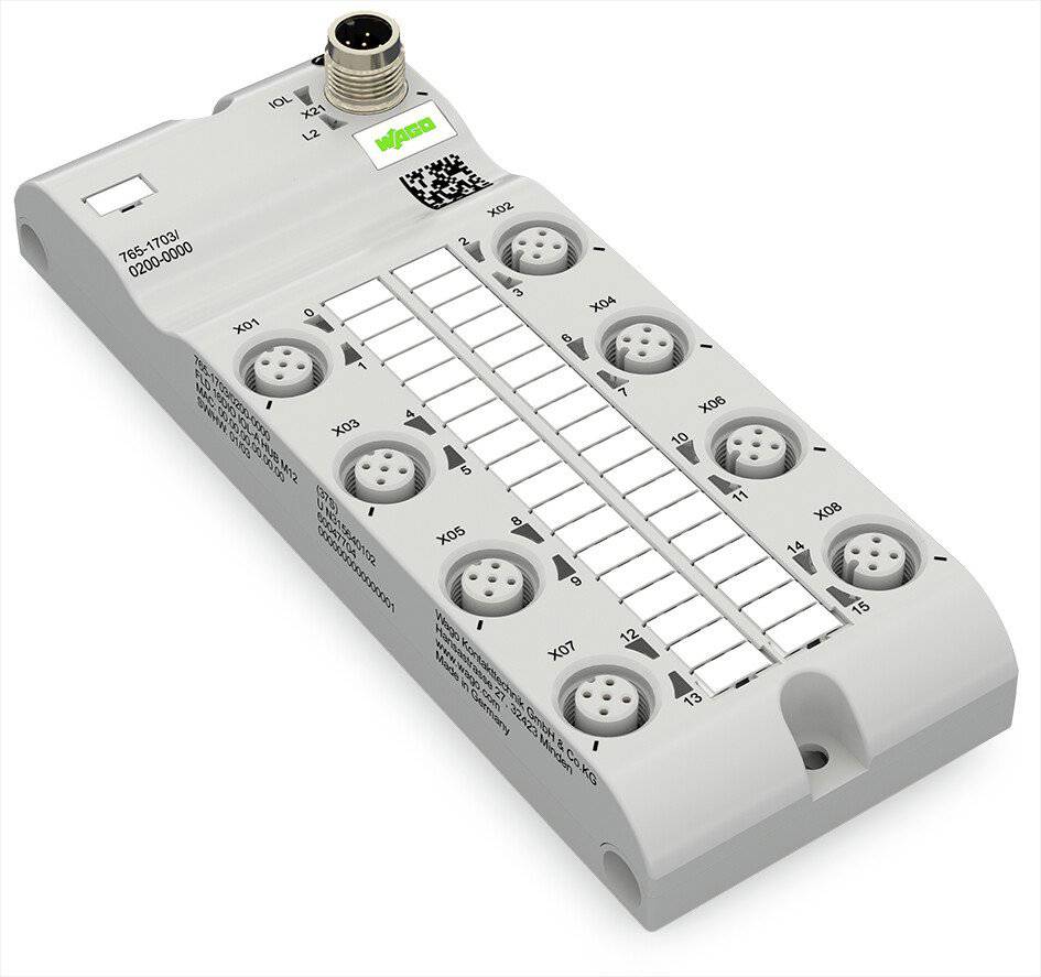 WAGO 765-1703/200-000 Sensor/Aktorbox passiv M12-Verteiler mit Metallgewinde 1St.