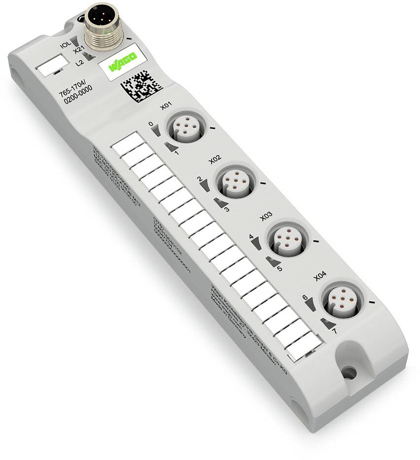 WAGO 765-1704/200-000 Sensor/Aktorbox passiv M12-Verteiler mit Metallgewinde 1St.