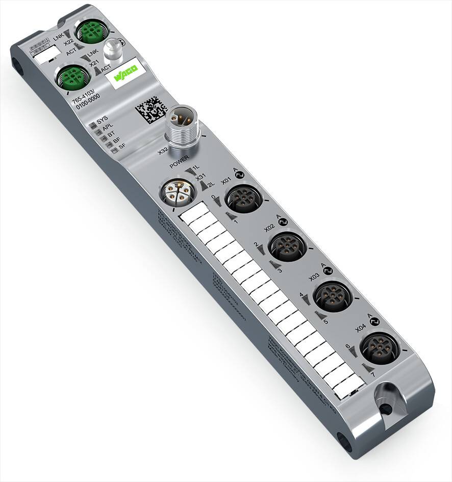 WAGO 765-4103/100-000 Sensor/Aktorbox passiv M12-Verteiler mit Metallgewinde 1St.