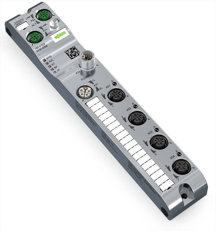WAGO 765-4503/100-000 Sensor/Aktorbox passiv M12-Verteiler mit Metallgewinde 1St.