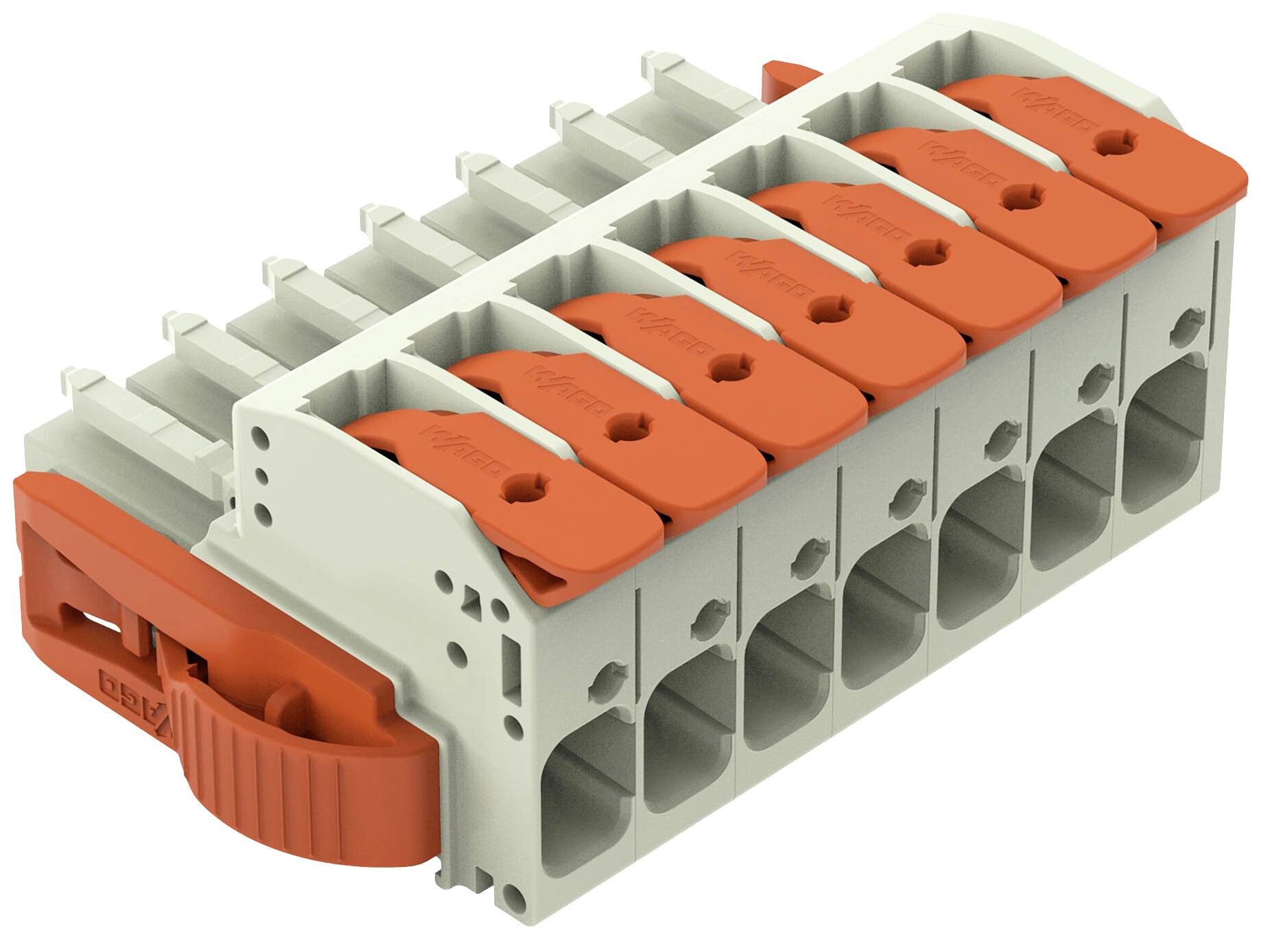 WAGO Buchsengehäuse-Kabel Rastermaß: 7.62 mm 831-1107/038-000 12 St.