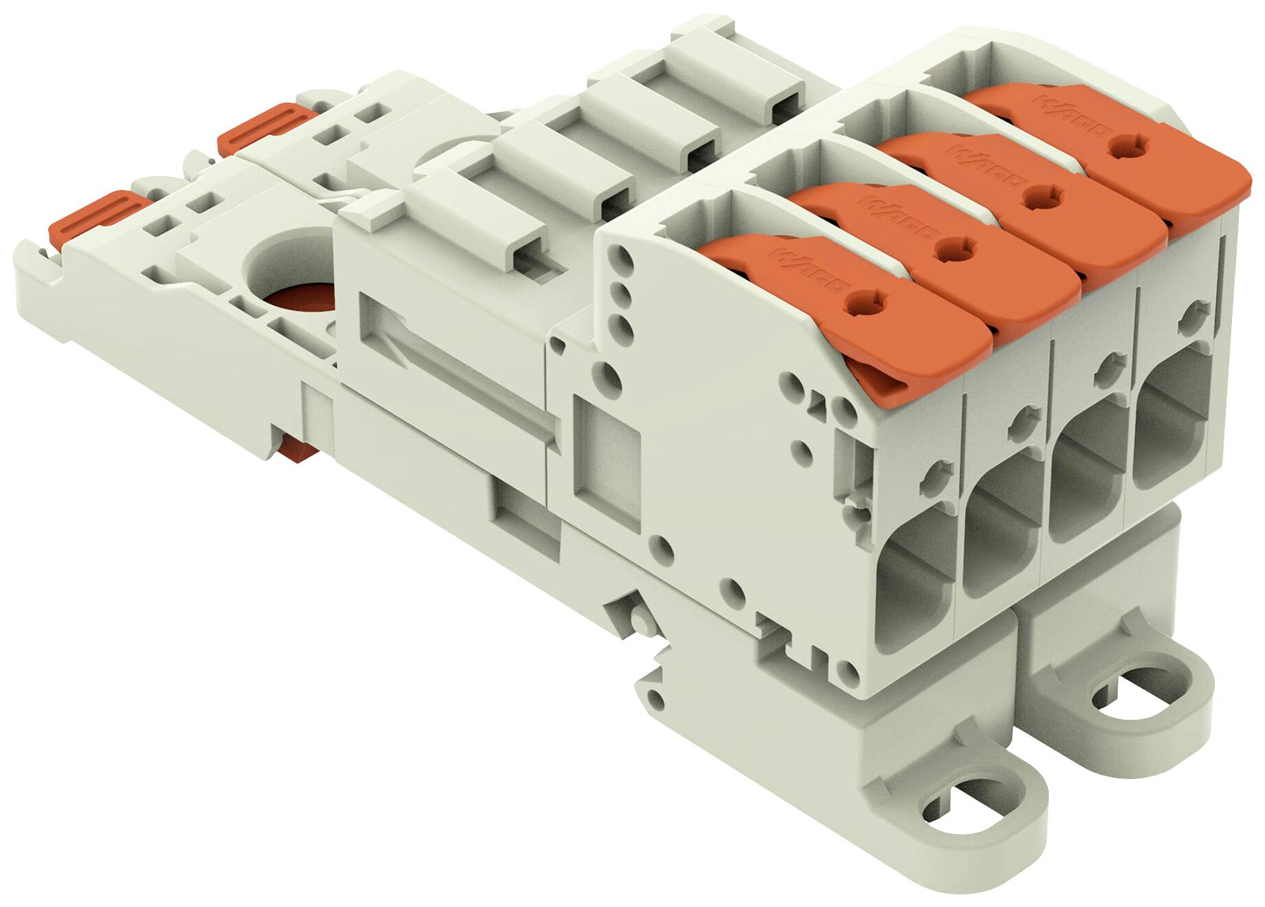 WAGO Stiftgehäuse-Kabel Polzahl Gesamt 4 Rastermaß: 7.62mm 831-1204/306-000 6St.